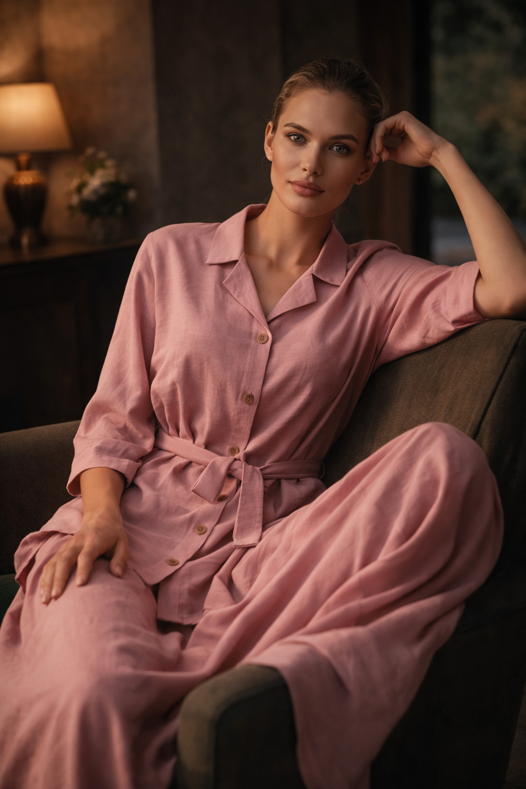 Mistine printed dress affordable India - Sculpted Linen